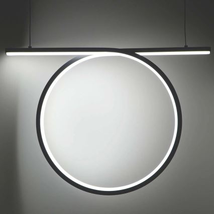 LED-pendel på vajer ODETTA LED/30W/230V 4000K svart