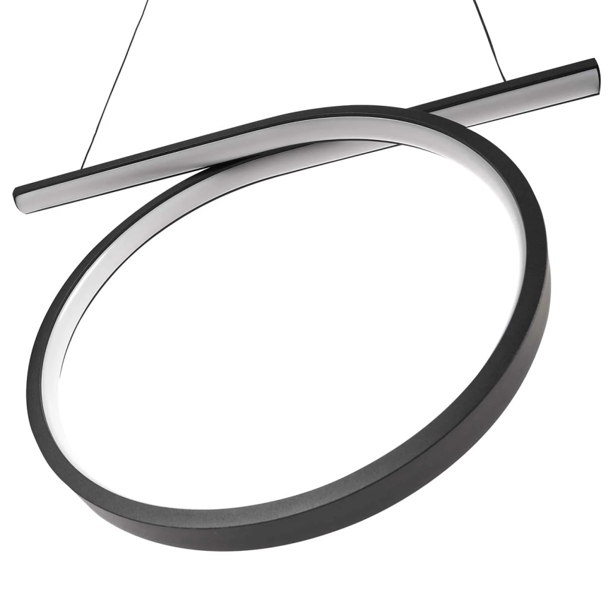 LED-pendel på vajer ODETTA LED/30W/230V 4000K svart