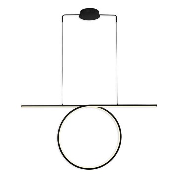 LED-pendel på vajer ODETTA LED/42W/230V 4000K svart