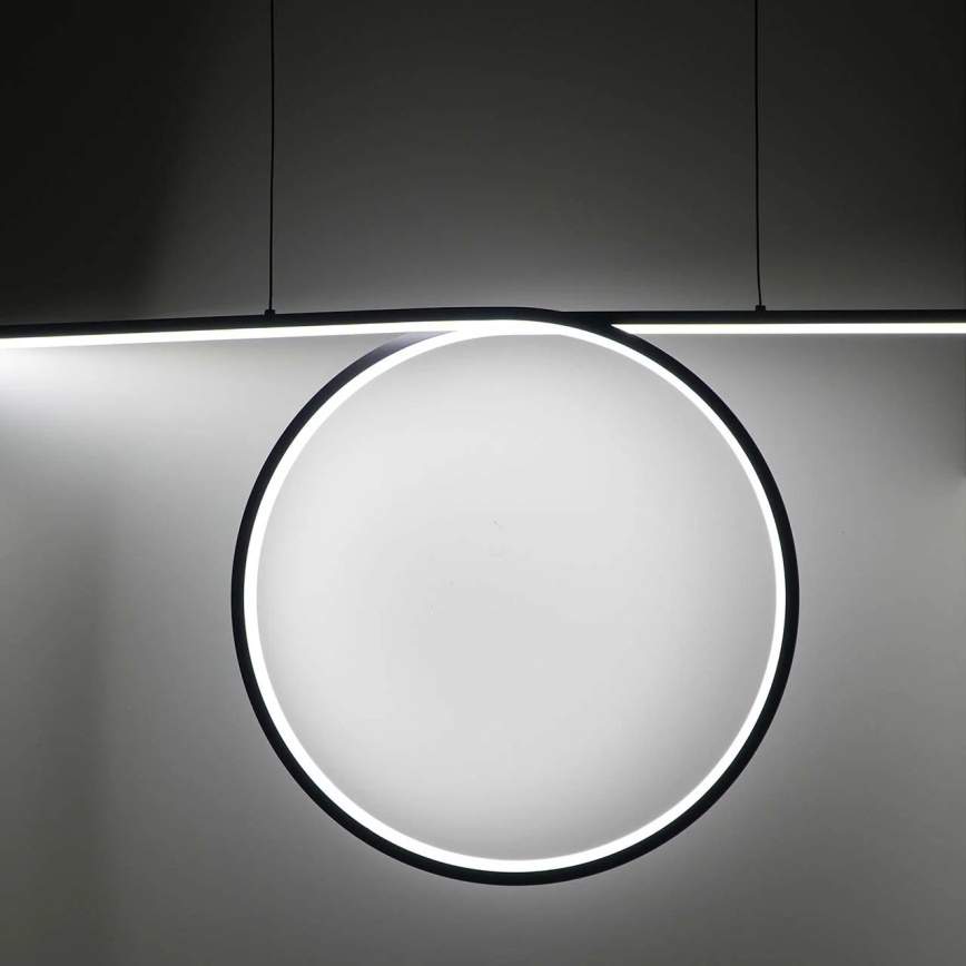 LED-pendel på vajer ODETTA LED/42W/230V 4000K svart