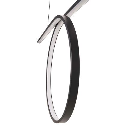 LED-pendel på vajer ODETTA LED/42W/230V 4000K svart