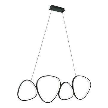 LED-pendel på vajer PETRA LED/48W/230V 4000K svart