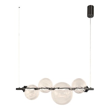 LED-pendel på vajer PLAYA LED/12W/230V svart