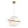 LED-pendel på vajer RELAX LED/15W/230V guld/vit