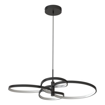 LED-pendel på vajer RIBBON LED/37W/230V 4000K svart