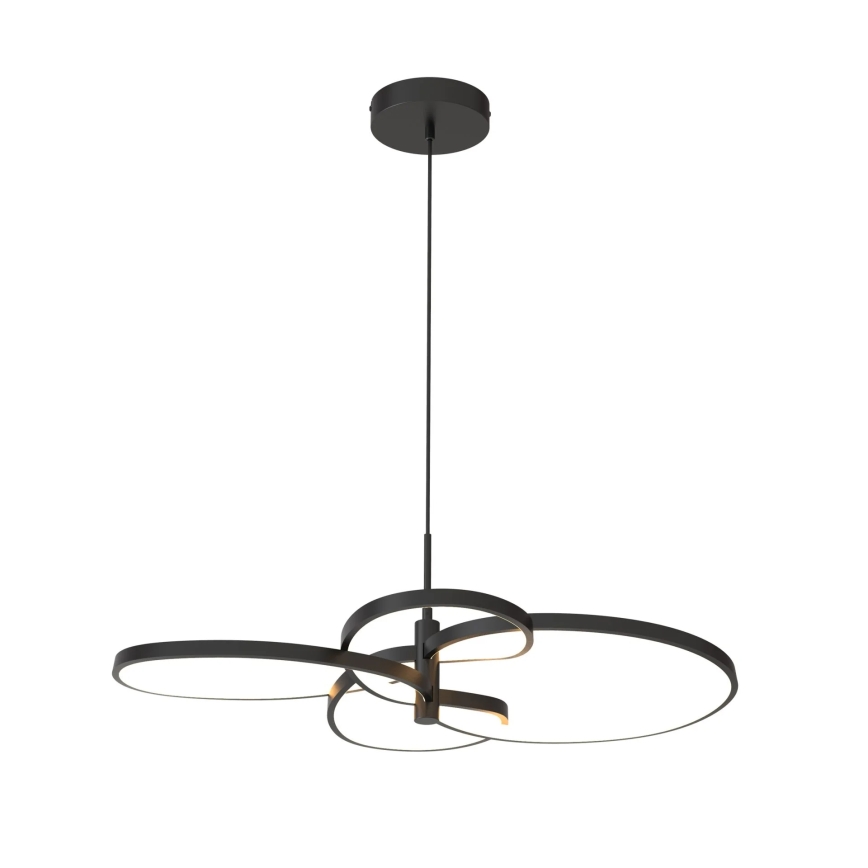 LED-pendel på vajer RIBBON LED/37W/230V 4000K svart