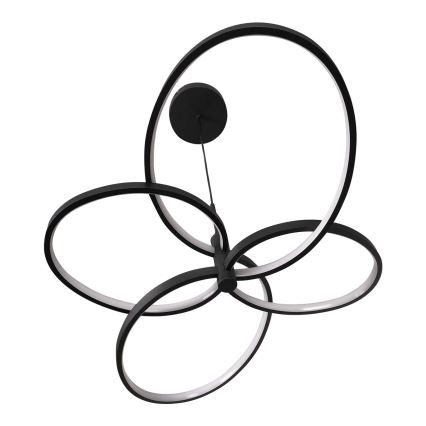 LED-pendel på vajer RIBBON LED/37W/230V 4000K svart