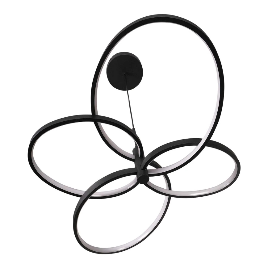 LED-pendel på vajer RIBBON LED/37W/230V 4000K svart