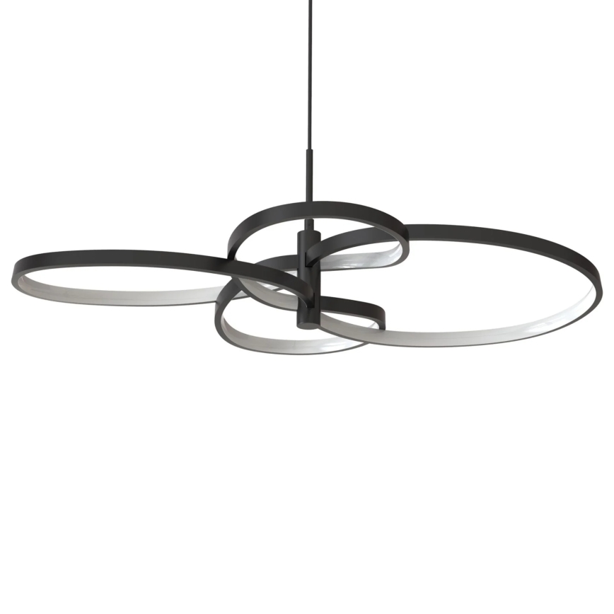 LED-pendel på vajer RIBBON LED/37W/230V 4000K svart