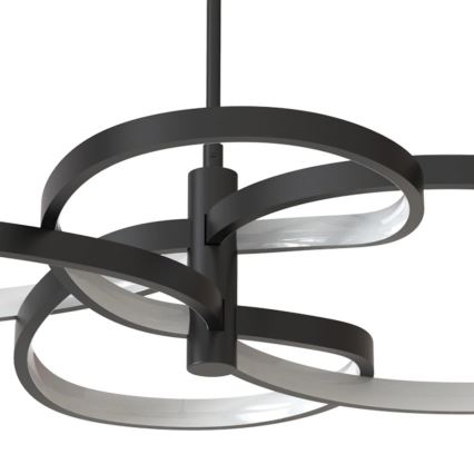 LED-pendel på vajer RIBBON LED/37W/230V 4000K svart