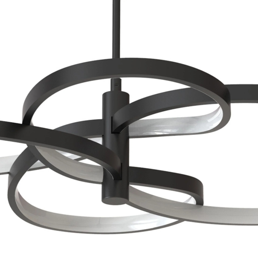 LED-pendel på vajer RIBBON LED/37W/230V 4000K svart