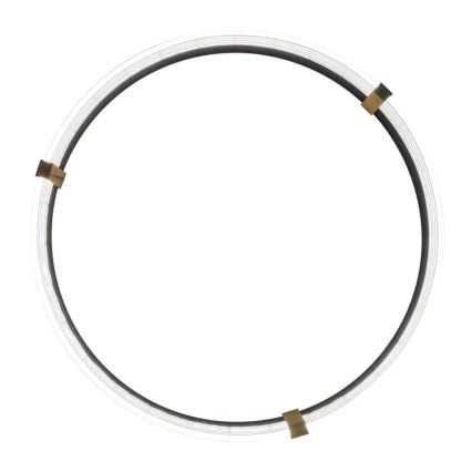 LED-pendel på vajer TRIANGLE LED/40W/230V 3000/4000/6000K Ø 60 cm, svart