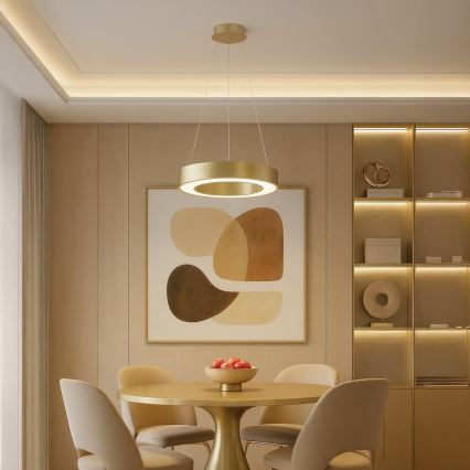 LED-pendel på vajer UNION LED/40W/230V 3000/4000/6500K Ø 40 cm, guld