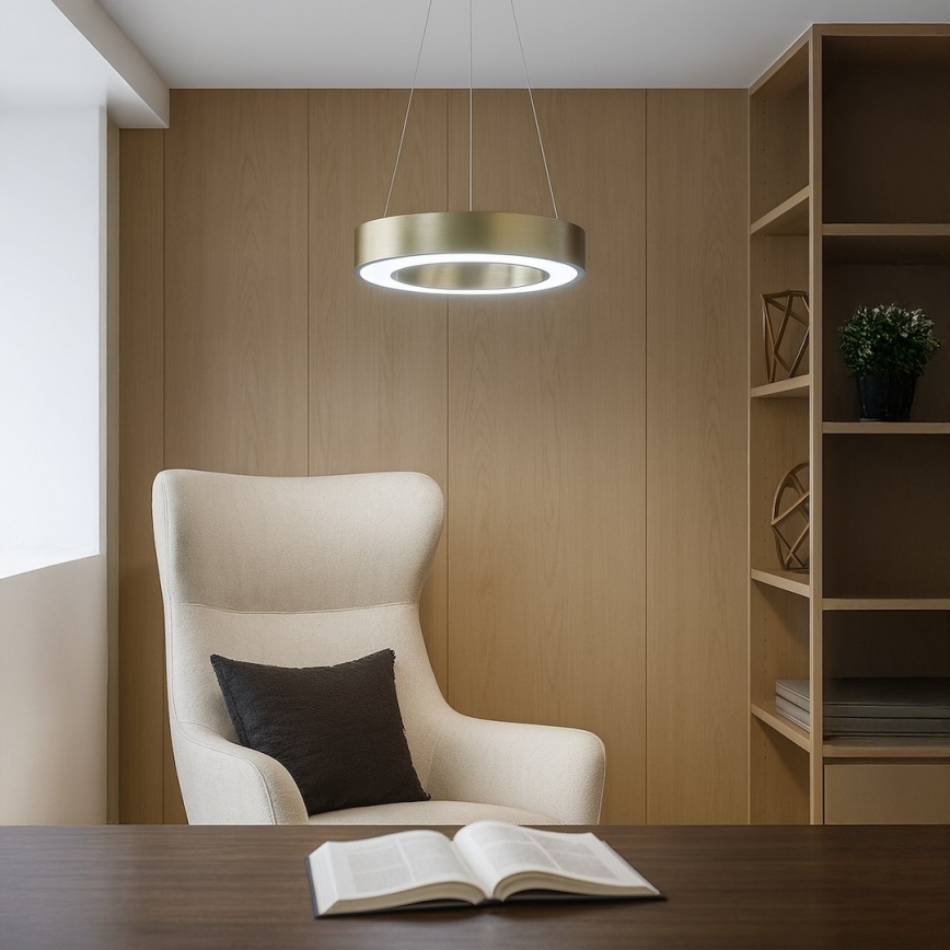 LED-pendel på vajer UNION LED/40W/230V 3000/4000/6500K Ø 40 cm, guld
