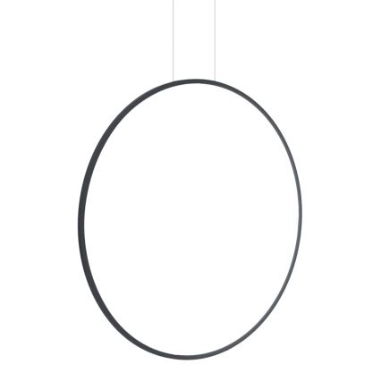 LED-pendel på wire SATURNO LED/46W/230V Ø 80 cm IP44 svart