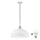 LED-pendellampa med kabel 1xE27/60W/230V vit/svart