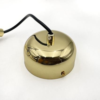 LED-pendellampa med kabel BONNIE LED/10W/230V 3000K guldig