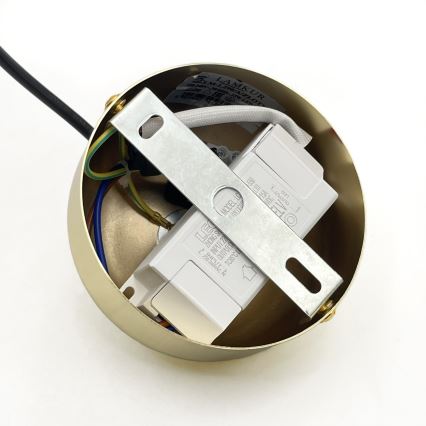 LED-pendellampa med kabel BONNIE LED/10W/230V 3000K guldig