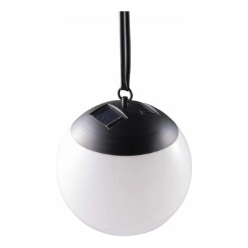 LED Pendellampa med solceller KIARA LED/1,2V 600 mAh IP44 svart