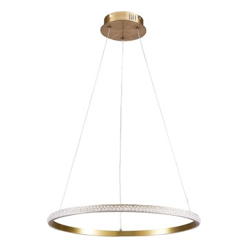 LED-pendellampa på kabel DIANA LED/25W/230V 4000K Ø 50 cm guldfärgad
