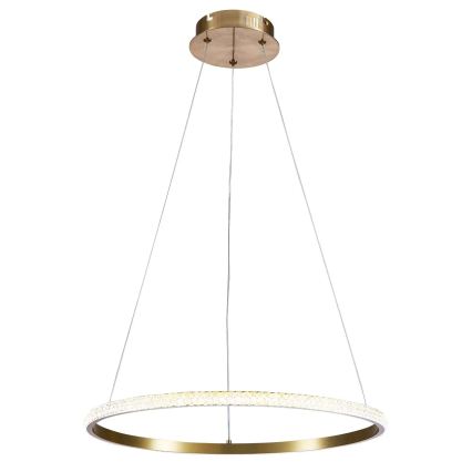 LED-pendellampa på kabel DIANA LED/25W/230V 4000K Ø 50 cm guldfärgad
