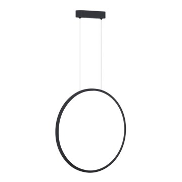 LED-pendellampa på kabel SATURNO LED/28W/230V Ø 50 cm IP44 svart
