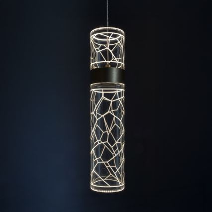LED-pendellampa på vajer LAGOS LED/8W/230V, guld
