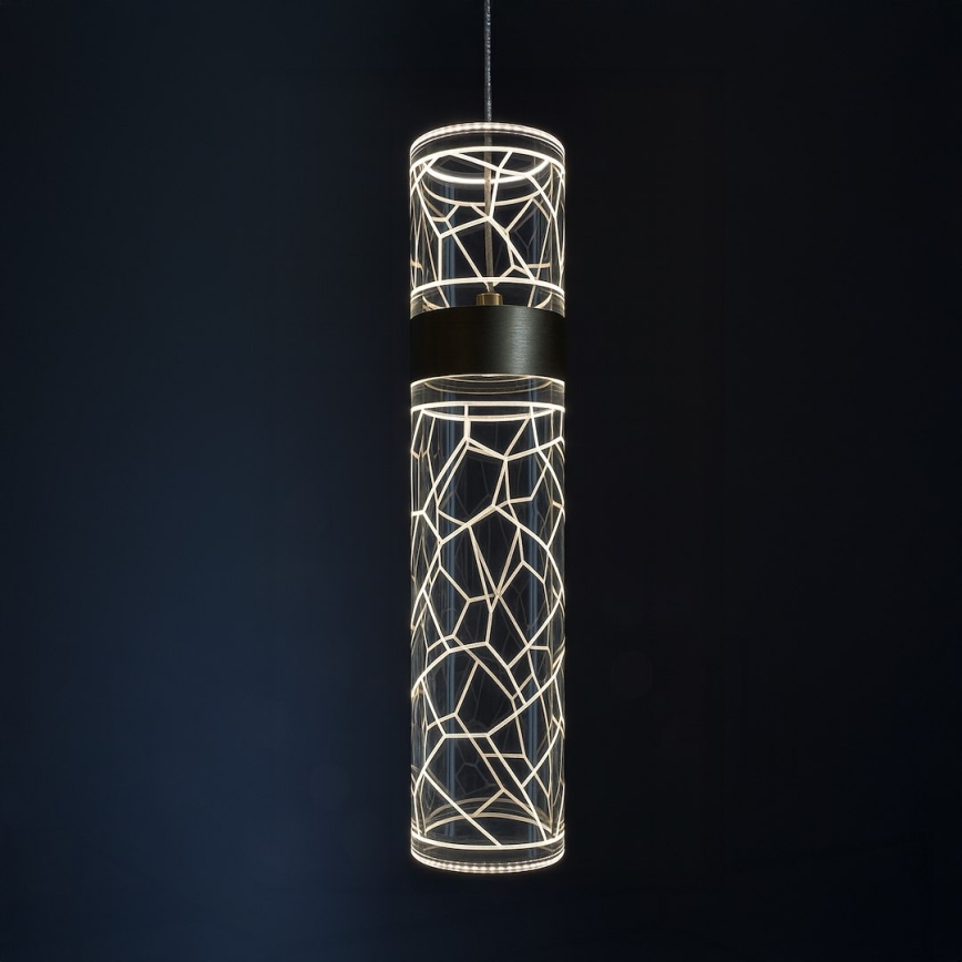 LED-pendellampa på vajer LAGOS LED/8W/230V, guld