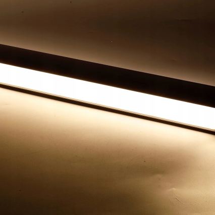 LED-pendellampa på vajer LED/44W/230V 4000K 120 cm svart