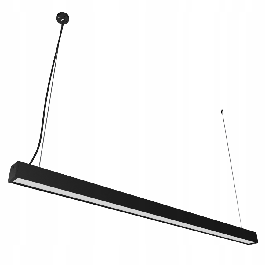 LED-pendellampa på vajer LED/44W/230V 4000K 120 cm svart