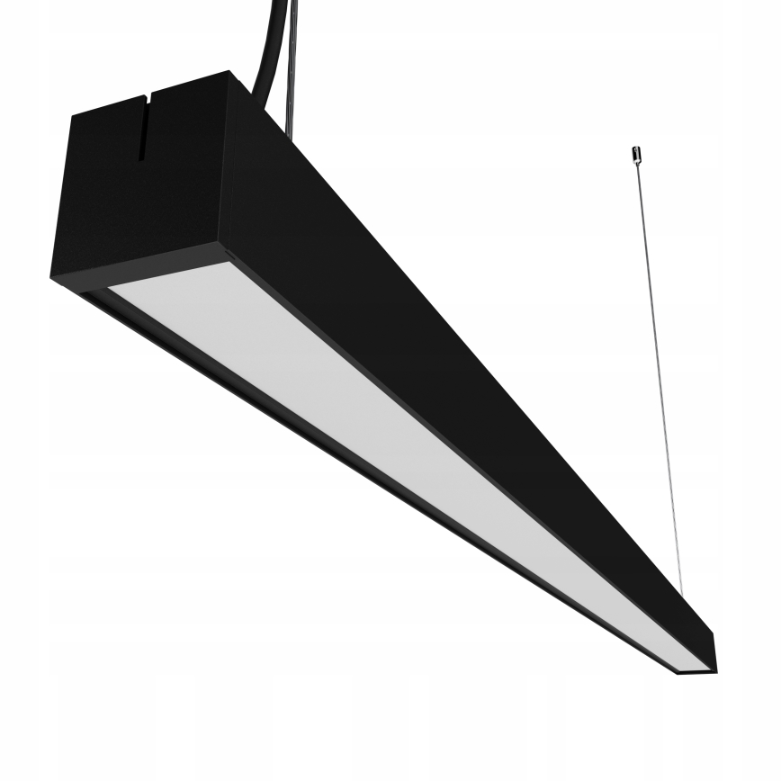 LED-pendellampa på vajer LED/44W/230V 4000K 120 cm svart