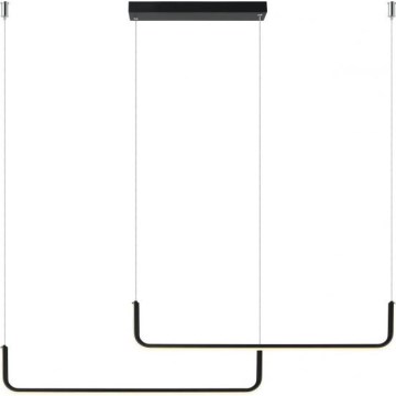 LED-pendellampa på vajer MALAWI 2xLED/20W/230V 3000/4000/6000K svart