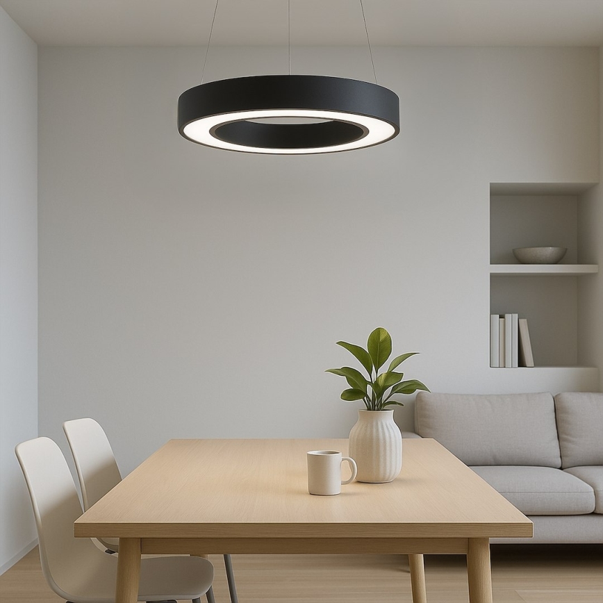 LED-pendellampa på vajer UNION LED/40W/230V 3000/4000/6500K Ø 40 cm svart