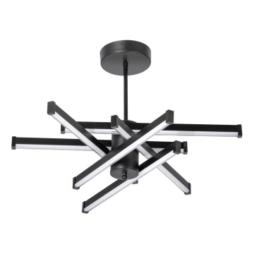 LED pendelljuskrona 6xLED/10W/230V 3000-6500K diameter 66 cm svart