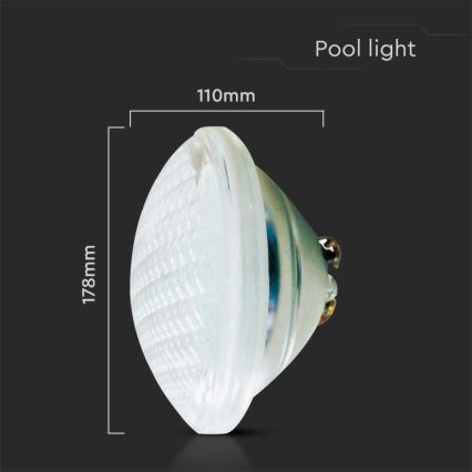 LED Poolslampa LED/25W/12V IP68 6500K