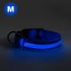 LED Rechargeable hund collar 40-48 cm 1xCR2032/5V/40 mAh blå