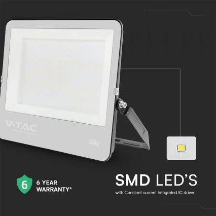 LED-reflektor LED/300W/230V 4000K IP65 svart