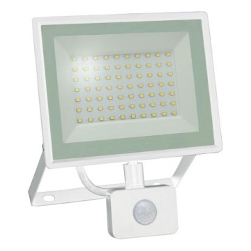LED-reflektor med rörelsesensor NOCTIS LUX 3 LED/50W/230V 4000K IP44 vit