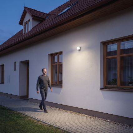 LED-strålkastare med rörelse- och skymningssensor TAMBO EVO LED/20W/230V 4000K IP44 svart