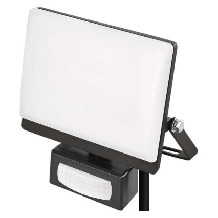 LED-strålkastare med rörelse- och skymningssensor TAMBO EVO LED/20W/230V 4000K IP44 svart