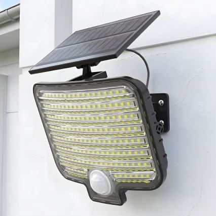 LED-reflektor med sensor och solpanel ALEX LED/5,5W/3,7V 1200 mAh IP44