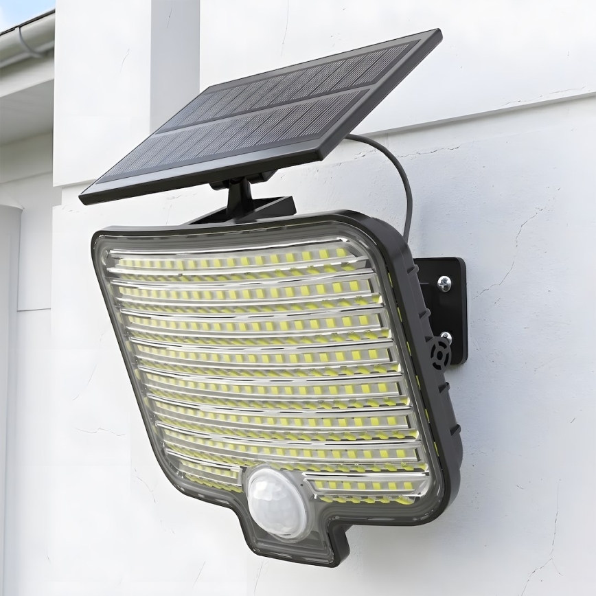 LED-reflektor med sensor och solpanel ALEX LED/5,5W/3,7V 1200 mAh IP44