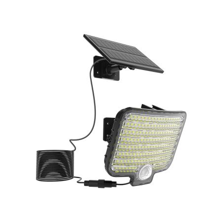 LED-reflektor med sensor och solpanel ALEX LED/5,5W/3,7V 1200 mAh IP44