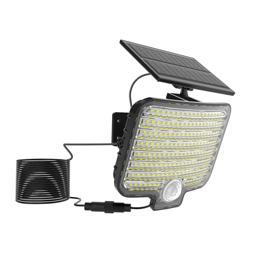 LED-reflektor med sensor och solpanel ALEX LED/5,5W/3,7V 1200 mAh IP44