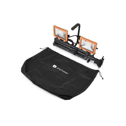LED-reflektor med stativ 2xLED/30W/230V 4000K IP65 orange/svart