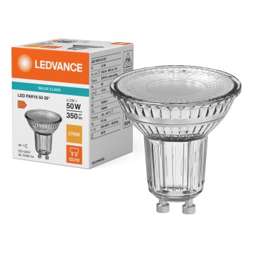LED-reflektorlampa PAR16 GU10/4,3W/230V 2700K 36° - Ledvance
