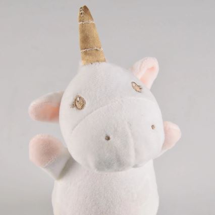 LED RGB Barnnattlampa med melodi 3xAAA/5V enhörning