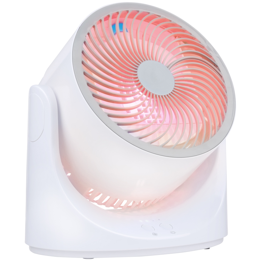 LED RGB-bordsfläkt med dimmaeffekt 5V