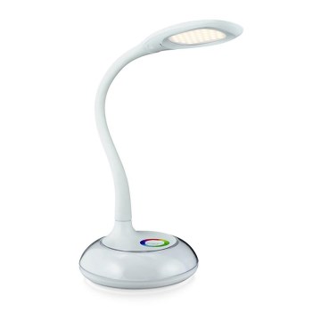 LED RGB Bordslampa COSMOS 6,5W/230V vit