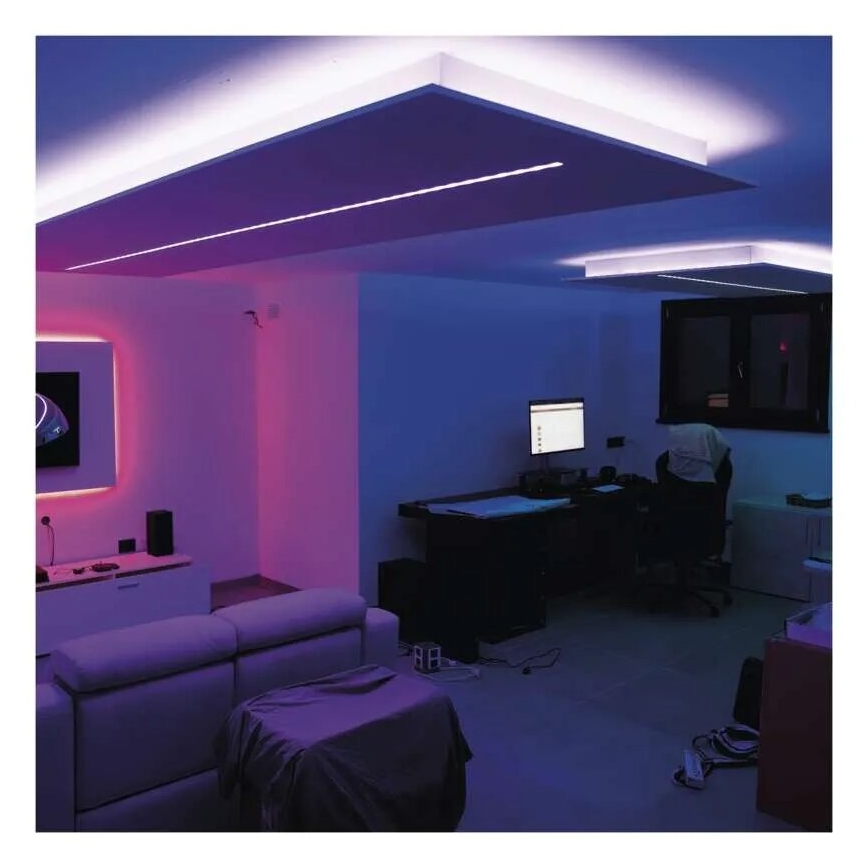 LED RGB+CCT Dimbart LED-remsa GOSMART LED/21W/230V 5 m 2700-6500K IP44 Wi-Fi + fjärrkontroll